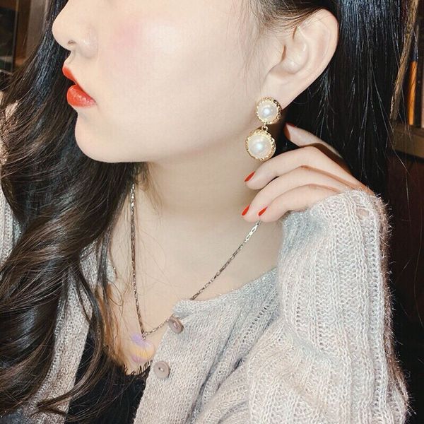 Bông Tai Nữ Gắn Ngọc Trai Nhân Tạo Kiểu Hàn Quốc Xinh Xắn Bông Tai Nữ Gắn Ngọc Trai Nhân Tạo Kiểu Hàn Quốc Xinh Xắn