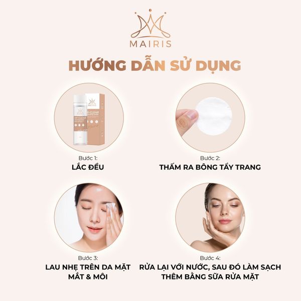NƯỚC TẨY TRANG MI-CLEAR - MAIRIS NƯỚC TẨY TRANG MI-CLEAR - MAIRIS