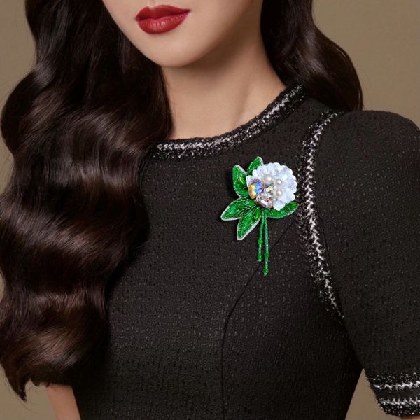 GHIM TRÂM CÀI ÁO HOA TRÀ MẪU THIẾT KẾ RIÊNG ĐÍNH KẾT THỦ CÔNG CAO CẤP 10cm DÀNH CHO NỮ GHIM TRÂM CÀI ÁO HOA TRÀ MẪU THIẾT KẾ RIÊNG ĐÍNH KẾT THỦ CÔNG CAO CẤP 10cm DÀNH CHO NỮ
