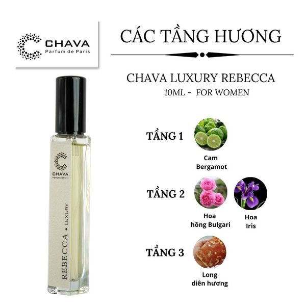 NƯỚC HOA MINI LUXURY REBECCA 10ML PHONG CÁCH XỊT - CHAVA NƯỚC HOA MINI LUXURY REBECCA 10ML PHONG CÁCH XỊT - CHAVA