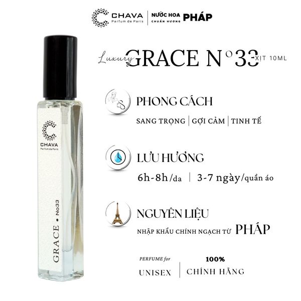 NƯỚC HOA MINI LUXURY N033 10ML - CHAVA NƯỚC HOA MINI LUXURY N033 10ML - CHAVA