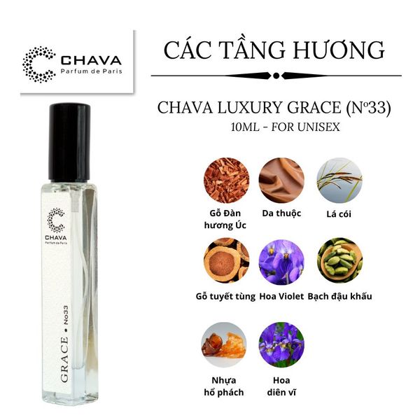 NƯỚC HOA MINI LUXURY N033 10ML - CHAVA NƯỚC HOA MINI LUXURY N033 10ML - CHAVA