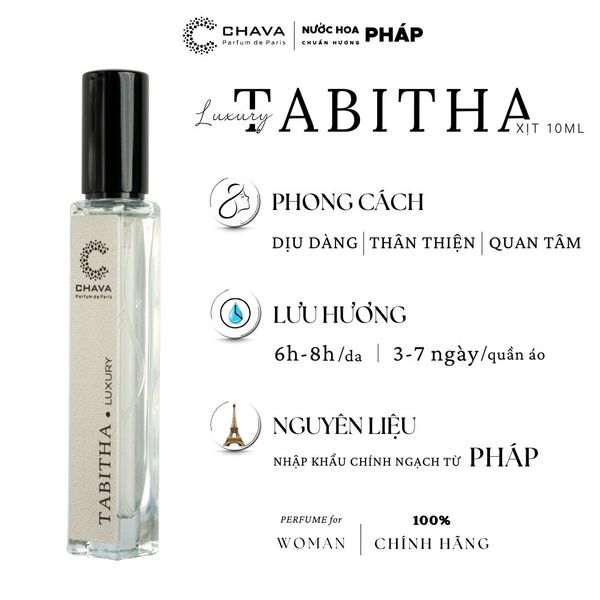 NƯỚC HOA MINI LUXURY TABITHA 10ML PHONG CÁCH XỊT - CHAVA NƯỚC HOA MINI LUXURY TABITHA 10ML PHONG CÁCH XỊT - CHAVA