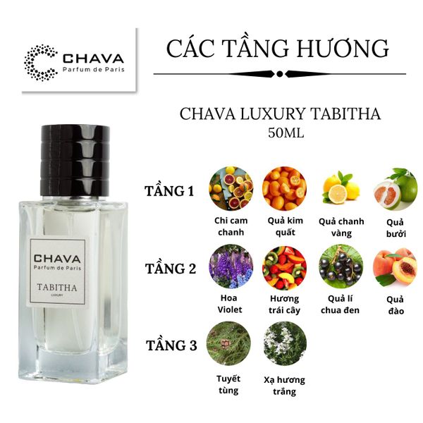 NƯỚC HOA LUXURY TABITHA 50ML PHONG CÁCH XỊT - CHAVA NƯỚC HOA LUXURY TABITHA 50ML PHONG CÁCH XỊT - CHAVA