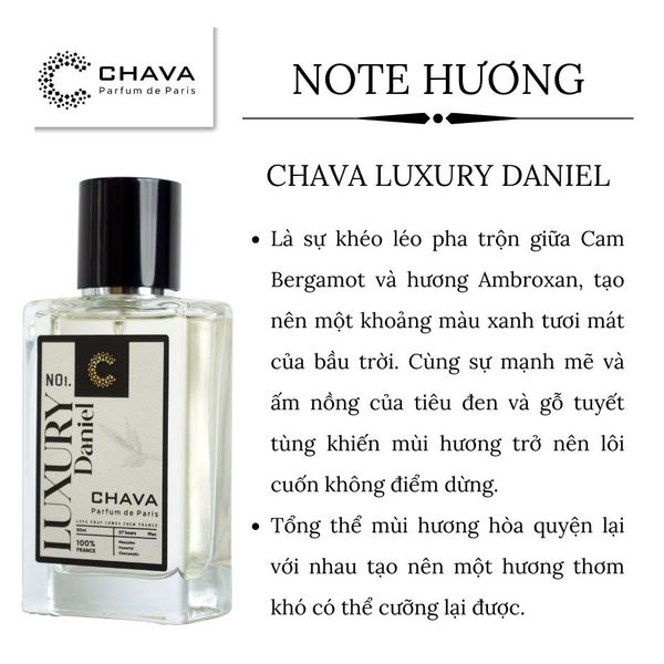 NƯỚC HOA LUXURY DANIEL 50ML PHONG CÁCH XỊT - CHAVA NƯỚC HOA LUXURY DANIEL 50ML PHONG CÁCH XỊT - CHAVA