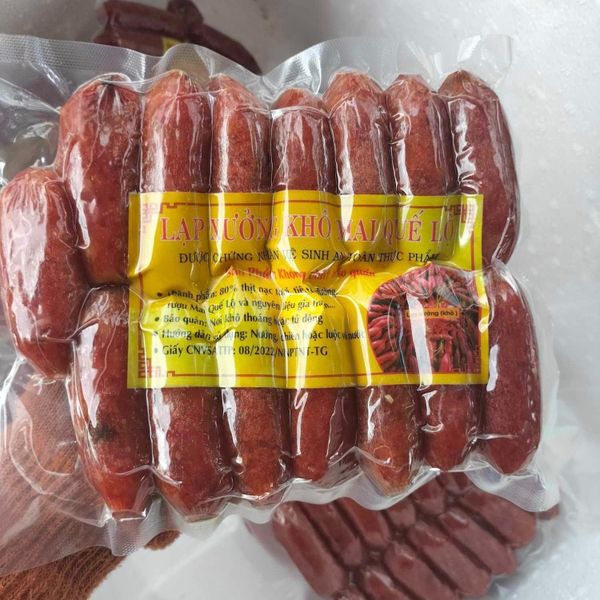 LẠP XƯỞNG KHÔ THỊT HEO 1KG - VỰA KHÔ BẾN TRE LẠP XƯỞNG KHÔ THỊT HEO 1KG - VỰA KHÔ BẾN TRE