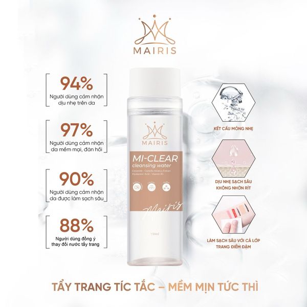 NƯỚC TẨY TRANG MI-CLEAR - MAIRIS NƯỚC TẨY TRANG MI-CLEAR - MAIRIS