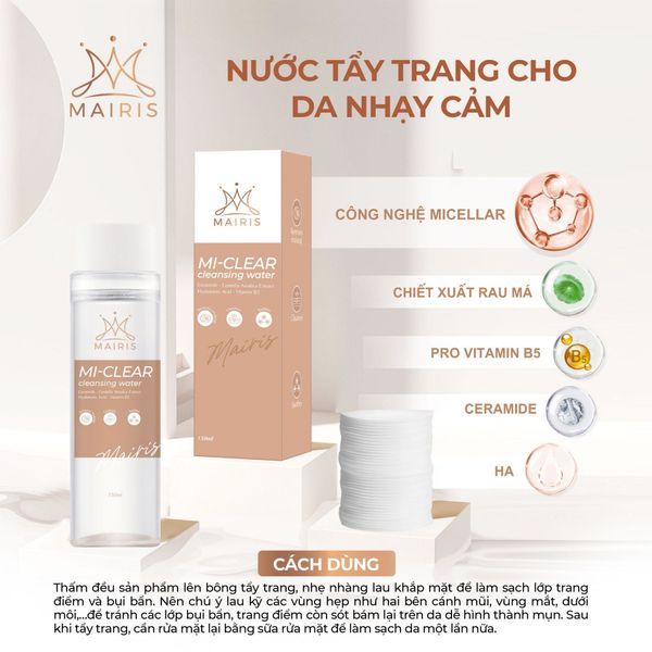 NƯỚC TẨY TRANG MI-CLEAR - MAIRIS NƯỚC TẨY TRANG MI-CLEAR - MAIRIS