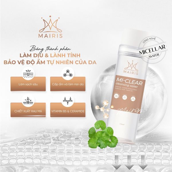 NƯỚC TẨY TRANG MI-CLEAR - MAIRIS NƯỚC TẨY TRANG MI-CLEAR - MAIRIS