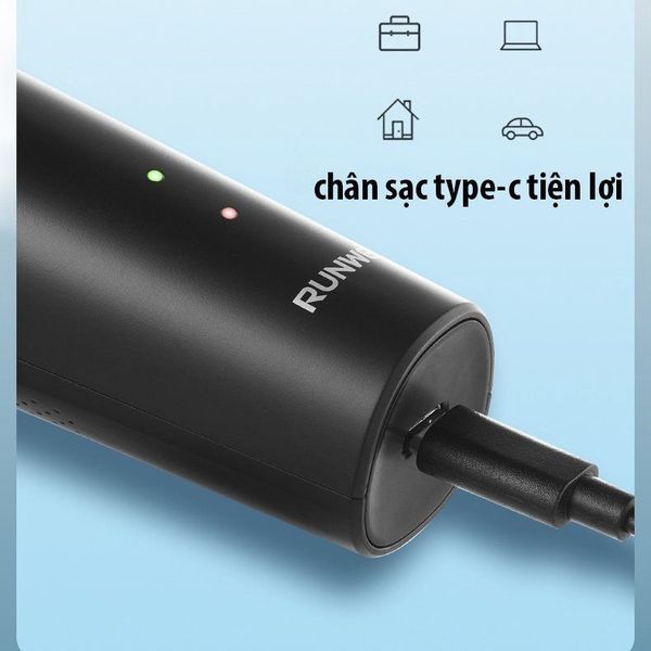 MÁY CẠO RÂU RUNWE RS196 3 LƯỠI SẮC BÉN TỰ SẮC CÓ SẠC TYPE VÀ CHỐNG NƯỚC KHI VỆ SINH GD025 - LADY'S PASSION MÁY CẠO RÂU RUNWE RS196 3 LƯỠI SẮC BÉN TỰ SẮC CÓ SẠC TYPE VÀ CHỐNG NƯỚC KHI VỆ SINH GD025 - LADY'S PASSION