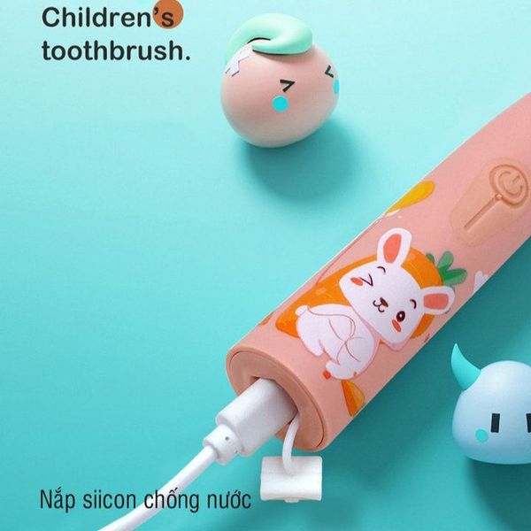 BÀN CHẢI ĐÁNH RĂNG TRẺ EM BẰNG ĐIỆN TẶNG KÈM 5 ĐẦU BÀN CHẢI THAY THẾ 56550 - LADY'S PASSION BÀN CHẢI ĐÁNH RĂNG TRẺ EM BẰNG ĐIỆN TẶNG KÈM 5 ĐẦU BÀN CHẢI THAY THẾ 56550 - LADY'S PASSION