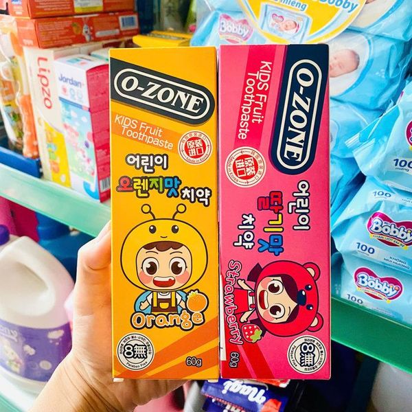 KEM ĐÁNH RĂNG OZONE HÀN AN TOÀN TUYỆT ĐỐI CHO TRẺ EM, TUÝT 60G L079 - LADY'S PASSION KEM ĐÁNH RĂNG OZONE HÀN AN TOÀN TUYỆT ĐỐI CHO TRẺ EM, TUÝT 60G L079 - LADY'S PASSION