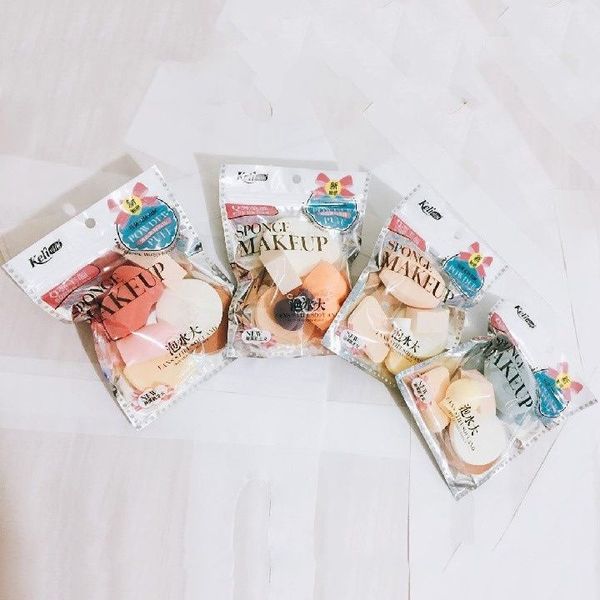 SET 6 MÚT TRANG ĐIỂM BỌT BIỂN KELI CAO CẤP GD106 - LADY'S PASSION SET 6 MÚT TRANG ĐIỂM BỌT BIỂN KELI CAO CẤP GD106 - LADY'S PASSION