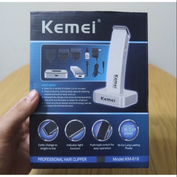 TÔNG ĐƠ CẮT TÓC CHUYÊN NGHIỆP KEMEI KM619 TĂNG ĐƠ CẮT TÓC GIA ĐÌNH CAO CẤP, KÈM 3 GÁ CỮ, DỄ SỬ DỤNG GD092 - LADY'S PASSION TÔNG ĐƠ CẮT TÓC CHUYÊN NGHIỆP KEMEI KM619 TĂNG ĐƠ CẮT TÓC GIA ĐÌNH CAO CẤP, KÈM 3 GÁ CỮ, DỄ SỬ DỤNG GD092 - LADY'S PASSION