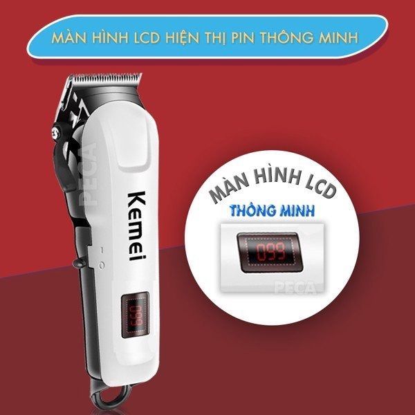 TÔNG ĐƠ CẮT TÓC KHÔNG DÂY KEMEI KM-809A PLUS CHỐNG NƯỚC CHUYÊN NGHIỆP MÀN HÌNH LCD HIỂN THỊ PIN, CẮT ĐƯỢC LÔNG CHO THÚ CƯNG, CHÓ, MÈO GD086 - LADY'S PASSION TÔNG ĐƠ CẮT TÓC KHÔNG DÂY KEMEI KM-809A PLUS CHỐNG NƯỚC CHUYÊN NGHIỆP MÀN HÌNH LCD HIỂN THỊ PIN, CẮT ĐƯỢC LÔNG CHO THÚ CƯNG, CHÓ, MÈO GD086 - LADY'S PASSION
