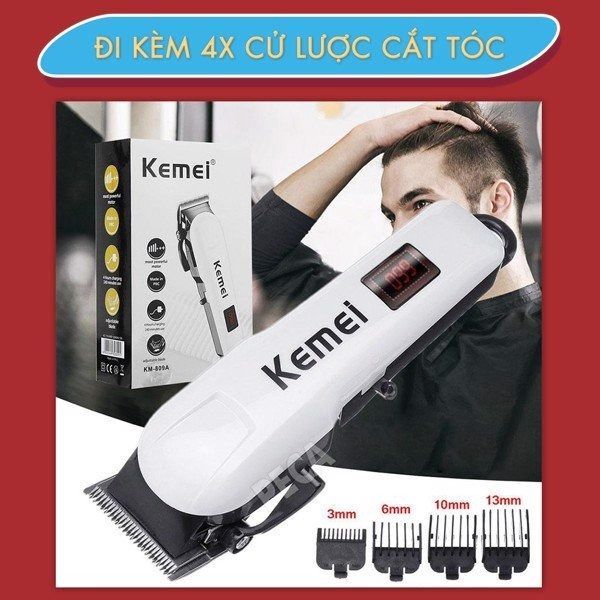 TÔNG ĐƠ CẮT TÓC KHÔNG DÂY KEMEI KM-809A PLUS CHỐNG NƯỚC CHUYÊN NGHIỆP MÀN HÌNH LCD HIỂN THỊ PIN, CẮT ĐƯỢC LÔNG CHO THÚ CƯNG, CHÓ, MÈO GD086 - LADY'S PASSION TÔNG ĐƠ CẮT TÓC KHÔNG DÂY KEMEI KM-809A PLUS CHỐNG NƯỚC CHUYÊN NGHIỆP MÀN HÌNH LCD HIỂN THỊ PIN, CẮT ĐƯỢC LÔNG CHO THÚ CƯNG, CHÓ, MÈO GD086 - LADY'S PASSION