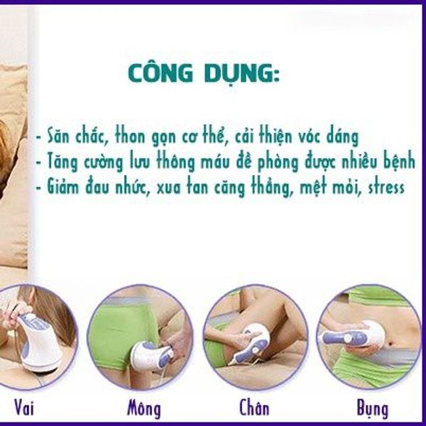 MÁY MASSAGE TOÀN THÂN CẦM TAY RELAX SPIN TONE 5 ĐẦU CAO CẤP SIÊU MẠNH GD070 - LADY'S PASSION MÁY MASSAGE TOÀN THÂN CẦM TAY RELAX SPIN TONE 5 ĐẦU CAO CẤP SIÊU MẠNH GD070 - LADY'S PASSION