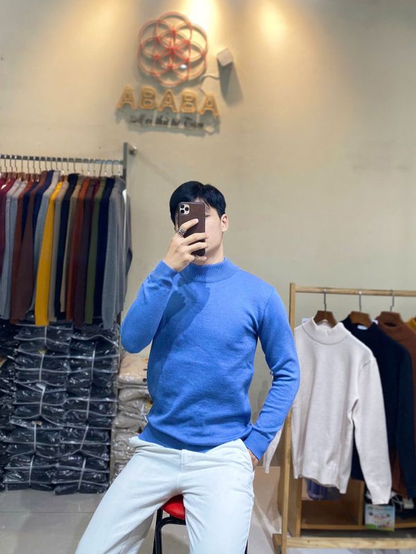 Áo len cổ 5p cho nam nhiều màu đẹp lên dáng đẹp chất len mềm dày dặn kín ấm Hà Đinh- Size M L XL XXL -5p-m9 Áo len cổ 5p cho nam nhiều màu đẹp lên dáng đẹp chất len mềm dày dặn kín ấm Hà Đinh- Size M L XL XXL -5p-m9