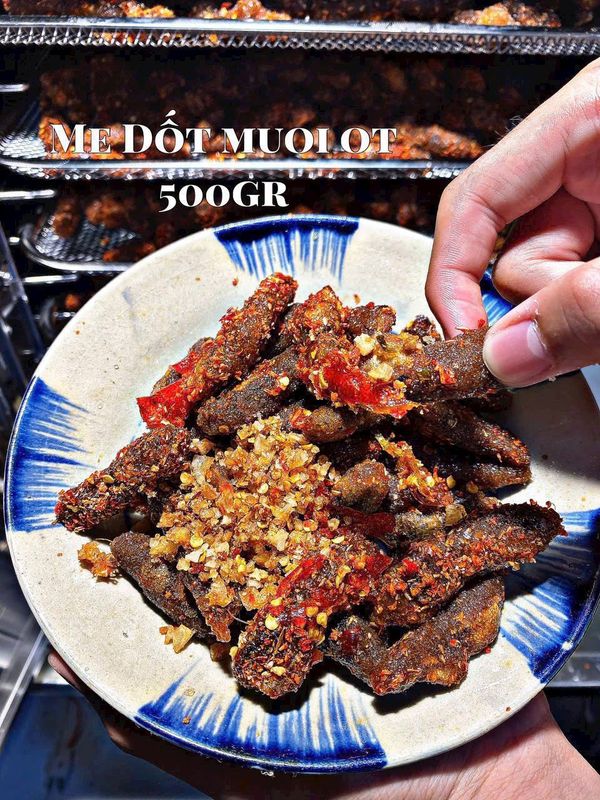 ME DỐT MUỐI ỚT - VUA CHUA CAY, NGON KHÔNG CẦN CHỈNH 500G - WINNIE HOUSE ME DỐT MUỐI ỚT - VUA CHUA CAY, NGON KHÔNG CẦN CHỈNH 500G - WINNIE HOUSE