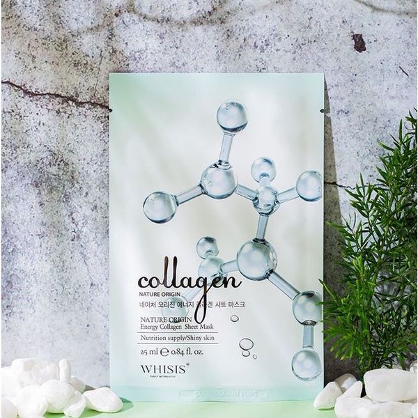 Combo 10 Mặt Nạ Collagen WHISIS Nature Origin Energy Collagen Sheet Mask 25ml/miếng Combo 10 Mặt Nạ Collagen WHISIS Nature Origin Energy Collagen Sheet Mask 25ml/miếng