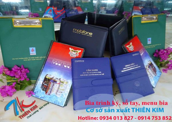 Cơ sở làmì bìa menu nhà hàng địa chỉ làm bìa menu da nơi cung cấp bìa ...