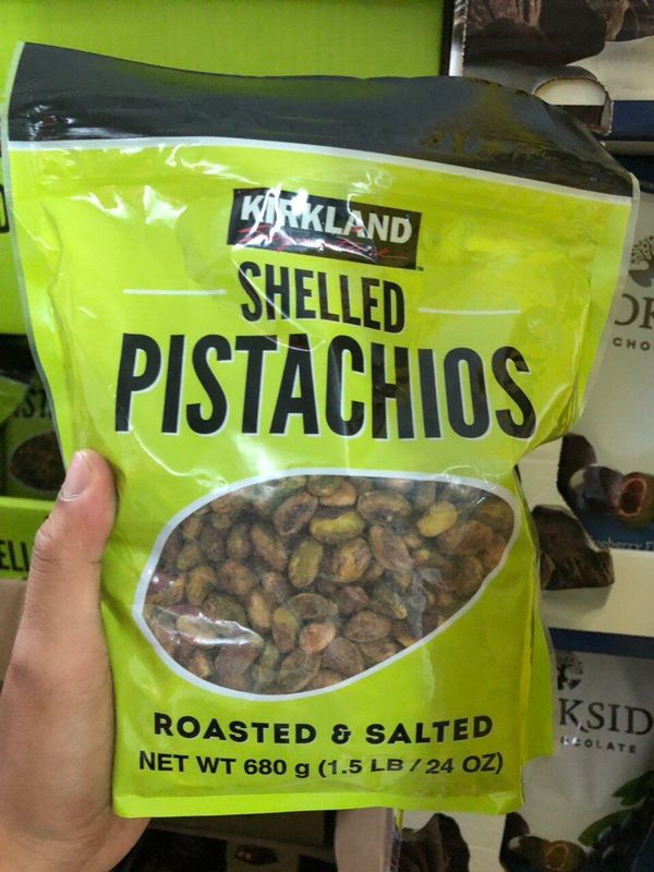 HẠT DẺ KIRKLAND ĐÃ TÁCH VỎ KIRKLAND SIGNATURE SHELLED PISTACHIOS 680G