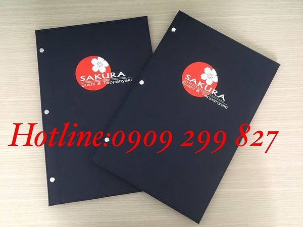 Nhận đặt bìa menu nhà hàng nơi đặt bìa da menu nhà hàng làm bìa da menu ...