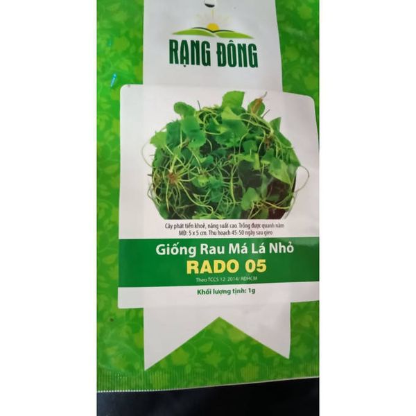 Hạt giống rau má lá nhỏ Rạng Đông giá sỉ, giá bán buôn - Thị Trường Sỉ