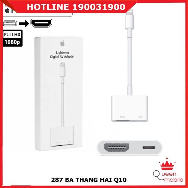 Cáp Apple Lightning To Digital Av Hdmi Chính Hãng Md826 Giá Sỉ Giá Bán Buôn Thị Trường Sỉ 5581