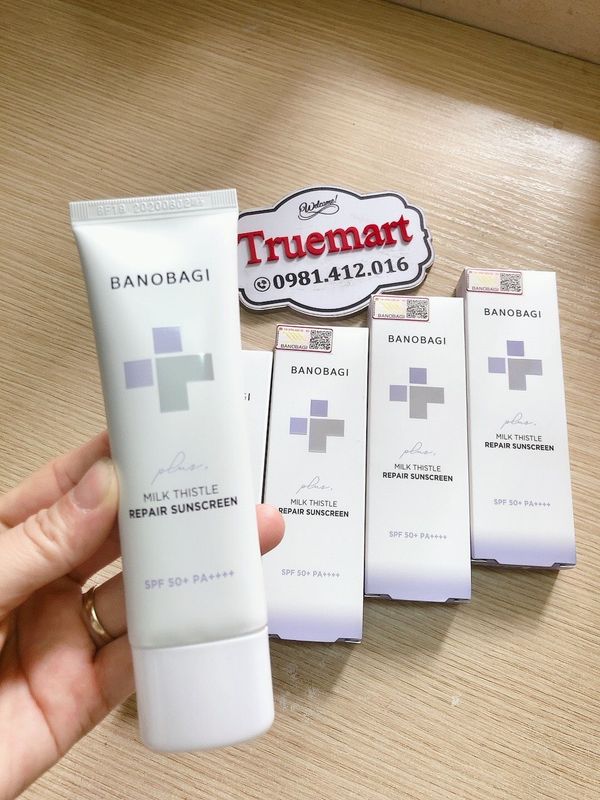 Kem Chống Nắng Phục Hồi Bảo Vệ Da Chuyên Sâu Banobagi Milk Thistle ...