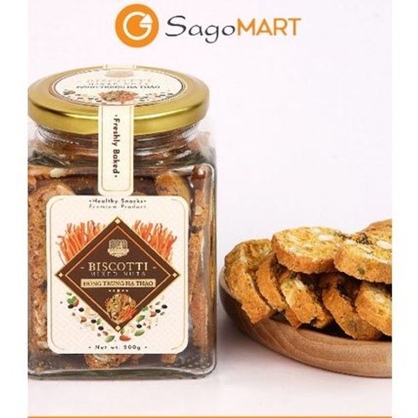 Biscotti Mixed Nuts - Đông Trùng Hạ Thảo - Bazanland - Siêu Hạt, Dinh ...