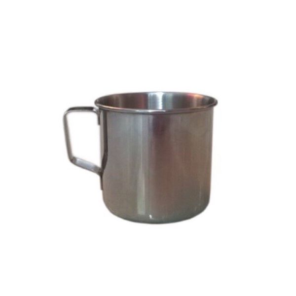 Ca cốc inox 304 uống nước loại 1 có quai 100ml không nắp cho bé mầm non ...