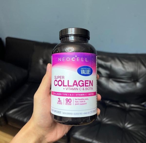 Viên Uống Super Collagen Neocell +Vitamin C & Biotin 6000 Mg type 1 - 3 ...