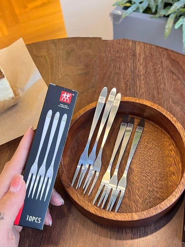 SET 10 CHIẾC RĨA ĂN HOA QUẢ INOX 304 giá sỉ, giá bán buôn - Thị Trường Sỉ