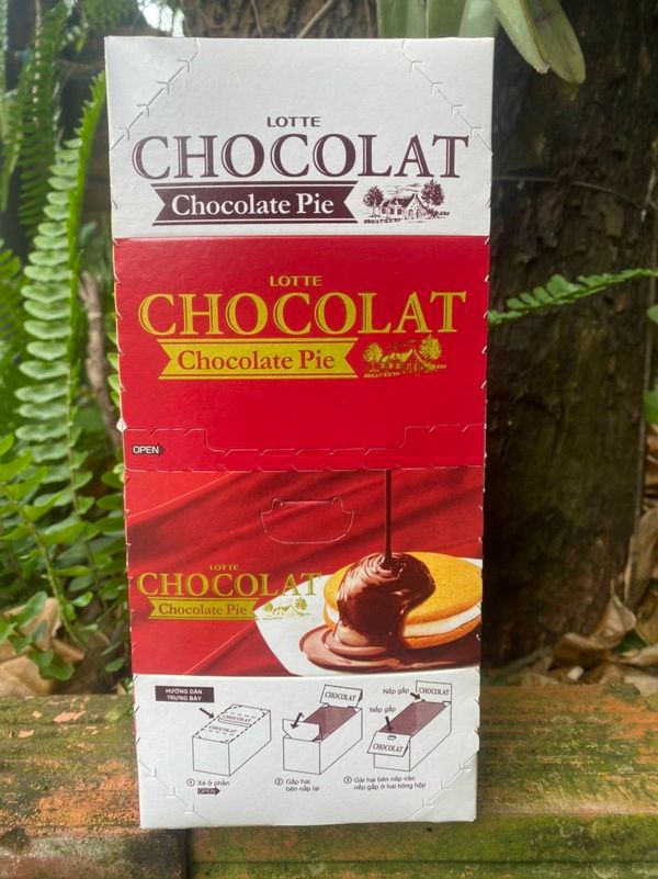 Bánh Chocolat Lotte 12 Gói/1hộp Giá Sỉ, Giá Bán Buôn - Thị Trường Sỉ