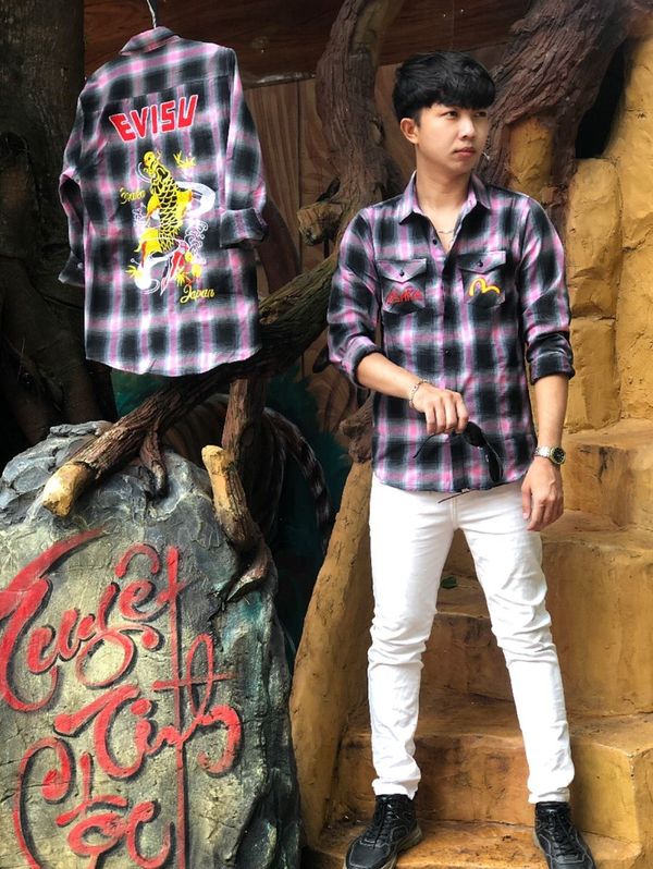 Áo Evisu Thêu lưng 