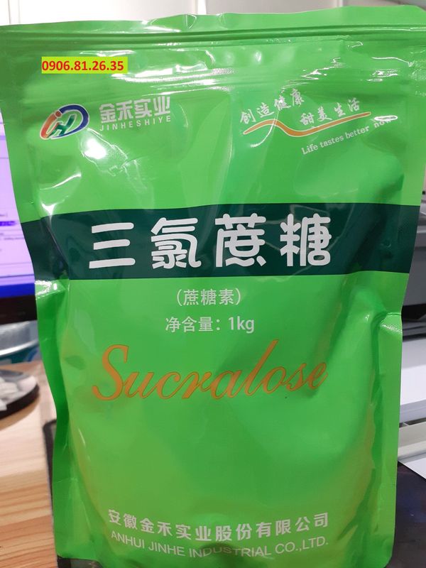 Đường Sucralose_Gói 1KG (Dùng cho thực phẩm) Hàng nhập khẩu Giá rẻ giá