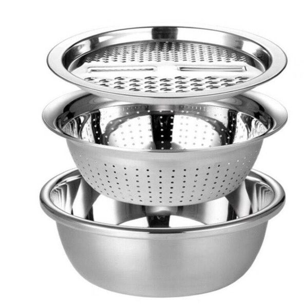 BỘ THAU RỔ BÀO RAU CỦ INOX ĐA NĂNG - HGS giá sỉ, giá bán buôn - Thị ...