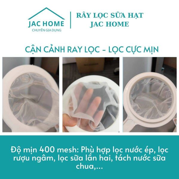 Rây lọc sữa hạt túi vải lọc sữa đậu nành vải lưới mềm mịn giá sỉ, giá ...