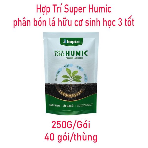 Super Humic - phân bón lá hữu cơ sinh học dạng hạt cao cấp (Gói 250g ...