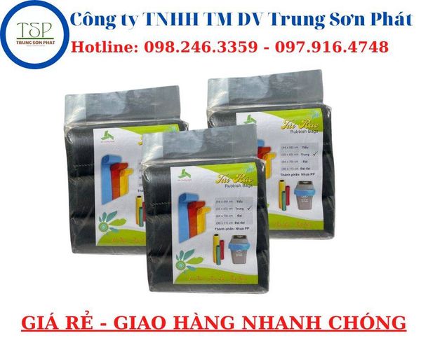 [ 3 cuộn/kg ] Túi Rác Đen Eco Tự Phân Hủy Sinh Học ( Tiểu/Trung/Đại ...