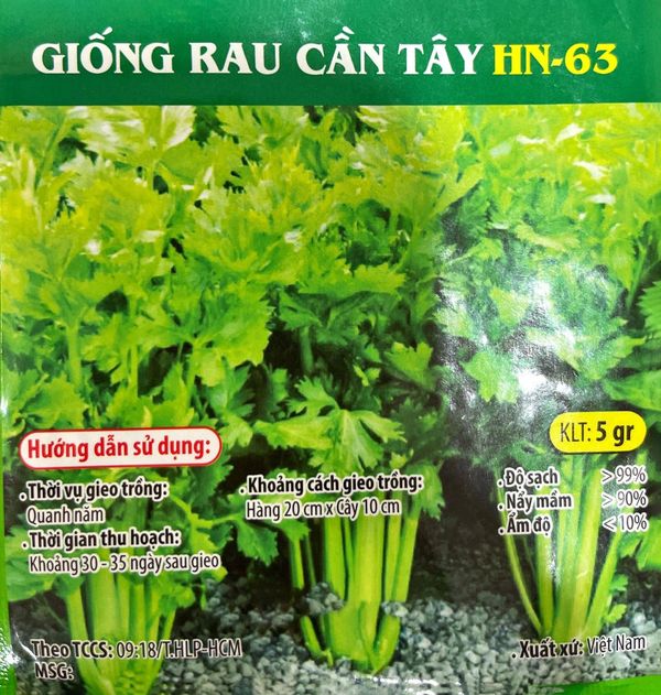 Hạt giống rau Cần Tây (5 GRAM/BAO) giá sỉ, giá bán buôn - Thị Trường Sỉ