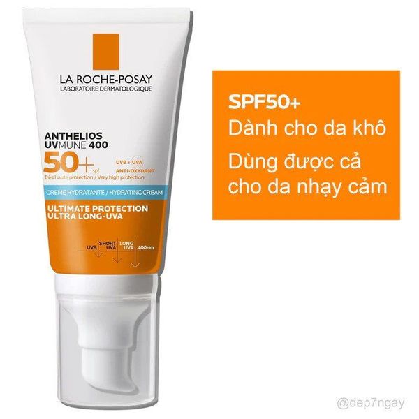 Kem Ch Ng N Ng Cho Da Kh Nh Y C M La Roche Posay Anthelios Creme