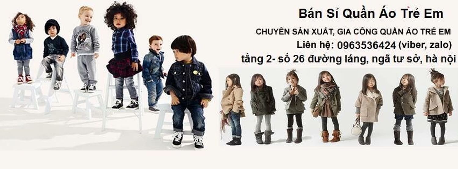 Xưởng bán buôn quần áo trẻ em