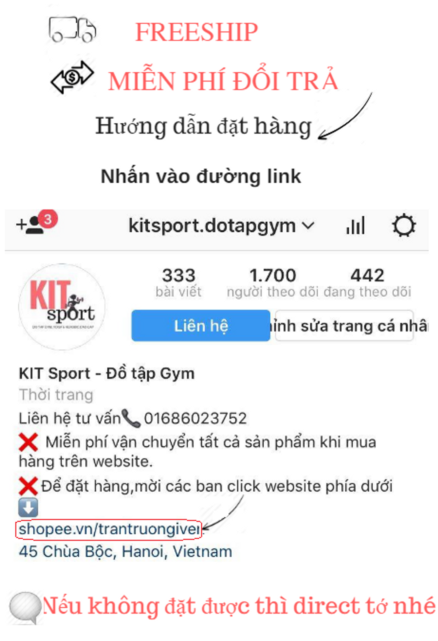 Nhập khẩu - Đồ tập thể thao KIT Sport