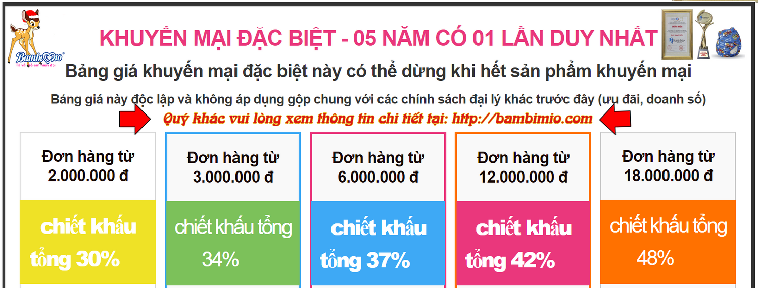 Bỉm vải Bambi Mio