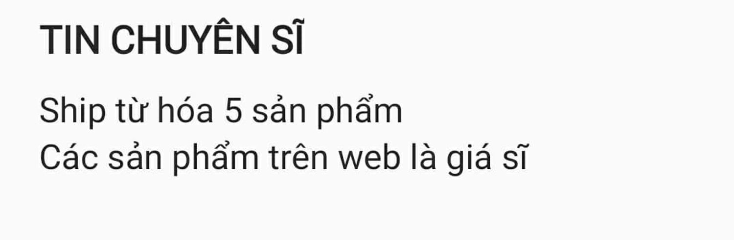 TIN CHUYÊN SĨ