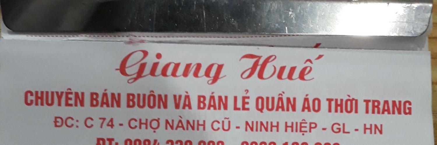 bán buôn bán lẻ quần áo thời trang GIANG HUẾ