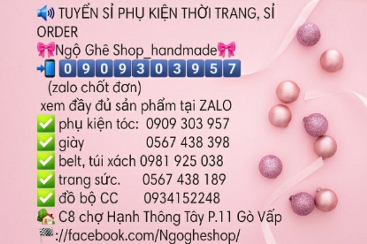 Xưởng sỉ phụ kiện thời trang (Ngộ ghê shop)