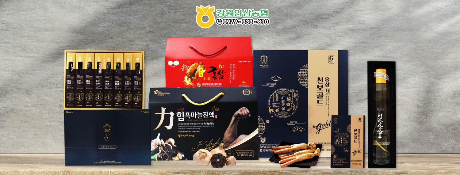 Nhân sâm Gangwon - Sản phẩm chính hãng Hàn Quốc